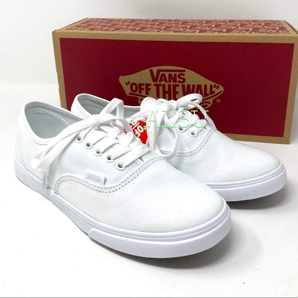 VANS Authentic Lo Pro White Canvas Women’s Sneakers Size 10 VN000GYQW00 - Picture 6 of 9